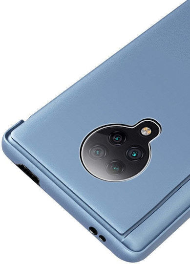 Hurtel Clear View Book Πλαστικό Ασημί (Poco F2 Pro)