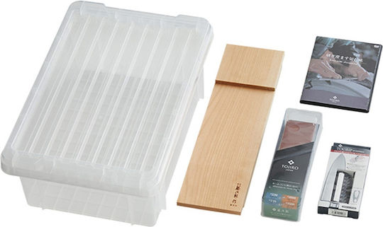 Tojiro Starter Kit Piatră de ascuțit Dublu cu granulație 220/1000