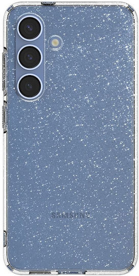 Spigen Liquid Crystal Umschlag Rückseite Silikon 0.3mm Transparent (Galaxy S25)