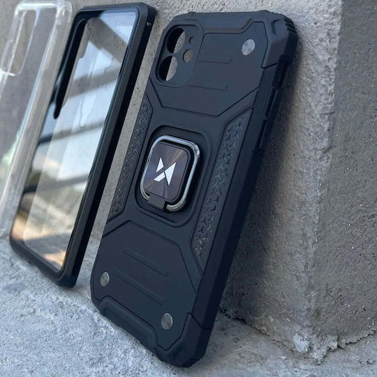 Wozinsky Ring Armor Umschlag Rückseite Kunststoff Silber (iPhone 11 Pro Max)
