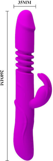 Pretty Love Ward Vibrator Rabbit 26cm Purple