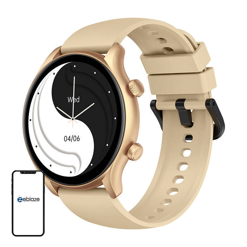 Zeblaze Btalk 3 Plus 46mm Smartwatch με Παλμογράφο (Χρυσό)