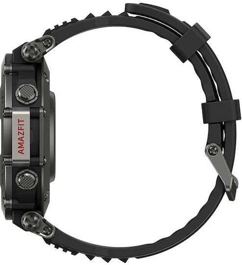 Amazfit T-Rex Ultra 47mm Waterproof Smartwatch with Heart Rate Monitor (Abyss Black)