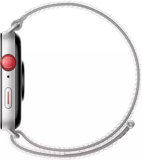 Huawei Watch Fit 3 Aluminium 43mm Αδιάβροχο με Παλμογράφο (Γκρι)