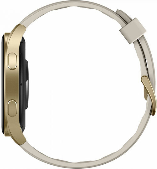 Egoboo GemCraft Aluminium Smartwatch με Παλμογράφο (Χρυσό)