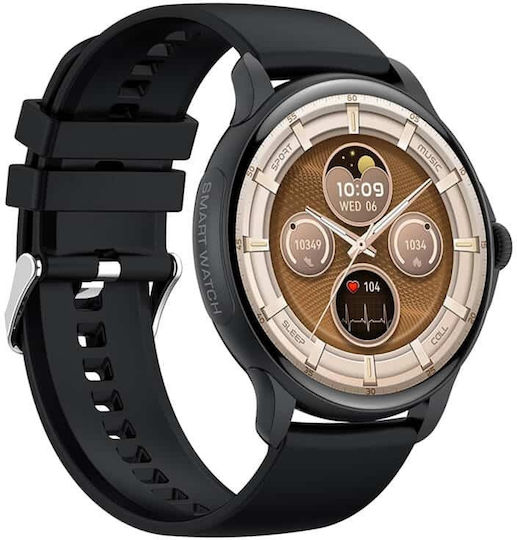 Colmi V72 50mm Smartwatch με Παλμογράφο (Μαύρο)