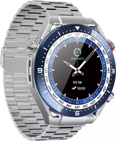 FitGo Ecowatch 1 51mm with Heart Rate Monitor (Blue)