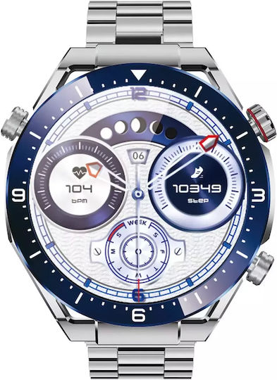 FitGo Ecowatch 1 51mm with Heart Rate Monitor (Blue)