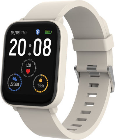 Canyon Easy Sw-54 41mm Waterproof Smartwatch with Heart Rate Monitor Beige