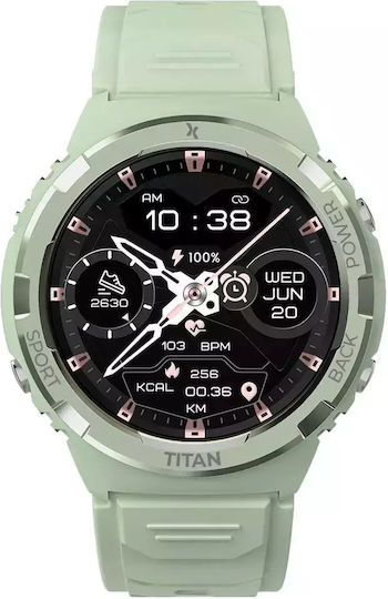 MaxCom FW100 Valkiria 48mm Waterproof Smartwatch with Heart Rate Monitor (Green)