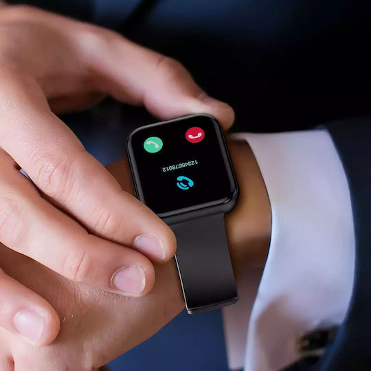 Choetech WT001 Smartwatch με Παλμογράφο (Μαύρο)