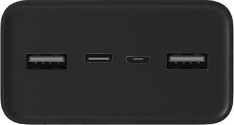 Xiaomi Power Bank 30000mAh 18W με 2 Θύρες USB-A και Θύρα USB-C Μαύρο