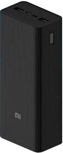 Xiaomi Power Bank 30000mAh 18W με 2 Θύρες USB-A και Θύρα USB-C Μαύρο