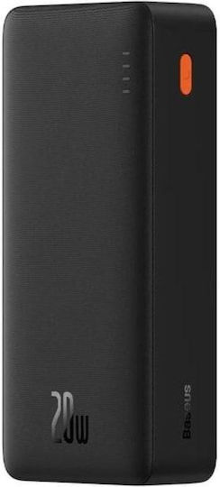 Baseus Airpow Power Bank 20000mAh 20W с USB-A порт и USB-C порт Черен