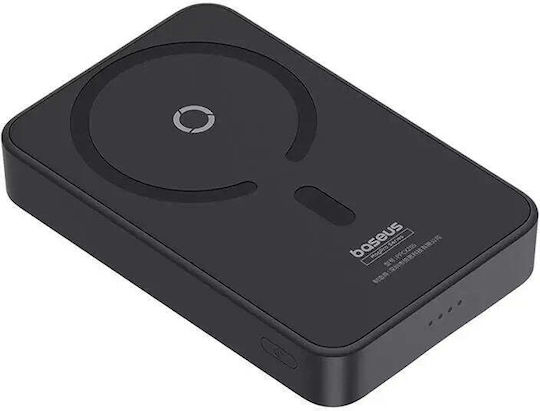 Baseus MagPro MagSafe Power Bank 5000mAh 20W με Θύρα USB-C Power Delivery Μαύρο