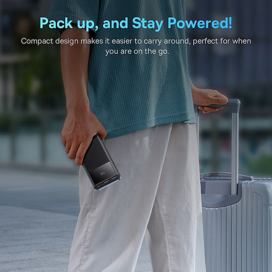 Baseus Star-Lord Power Bank 10000mAh 22.5W with 2 USB-A Ports and USB-C Port Power Delivery Black