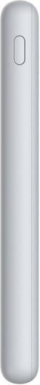 Xiaomi Lite Power Bank 10000mAh 22.5W με 2 Θύρες USB-A και Θύρα USB-C Λευκό