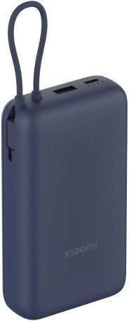 Xiaomi Integrated Cable Power Bank 20000mAh 33W με Θύρα USB-A και Θύρα USB-C Ice Blue