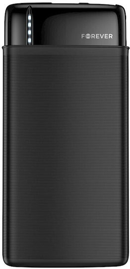 Forever TB-100M Power Bank 10000mAh με Θύρα USB-A Μαύρο