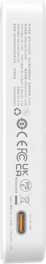 Baseus MagPro MagSafe Power Bank 5000mAh 20W cu Port USB-C Livrarea energiei Alb