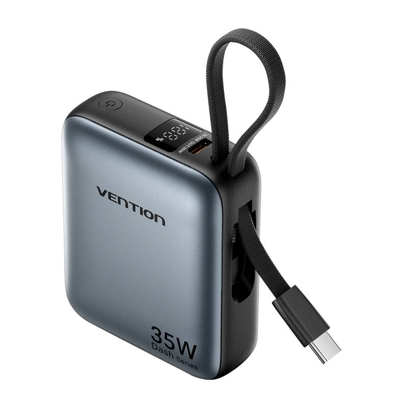 Vention FHE Power Bank 10000mAh 30W με Θύρα USB-C Γκρι
