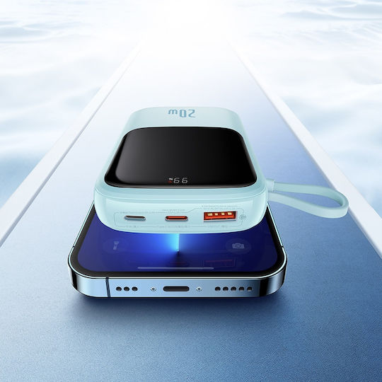 Baseus Qpow Pro Power Bank 20000mAh 20W mit USB-C Ausgangsanschlüsse Blau