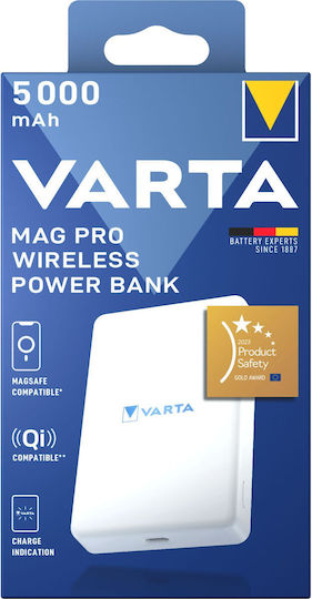 Varta MagPro MagSafe Power Bank 5000mAh White