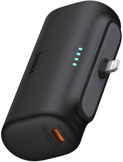 Baseus Compact Lightning Edition Power Bank 5000mAh 20W Power Delivery Black