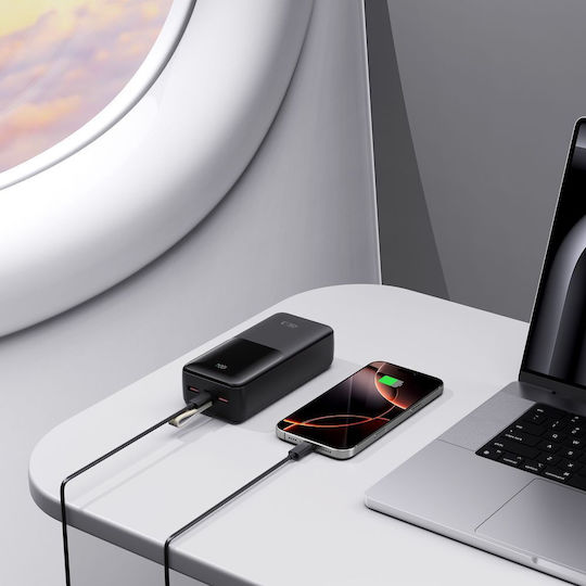 Tech-Protect PB03 Power Bank 30000mAh 22.5W με 2 Θύρες USB-A και Θύρα USB-C Μαύρο