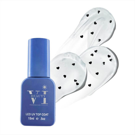 Beauty VI Top Coat για Απλά Βερνίκια 15ml