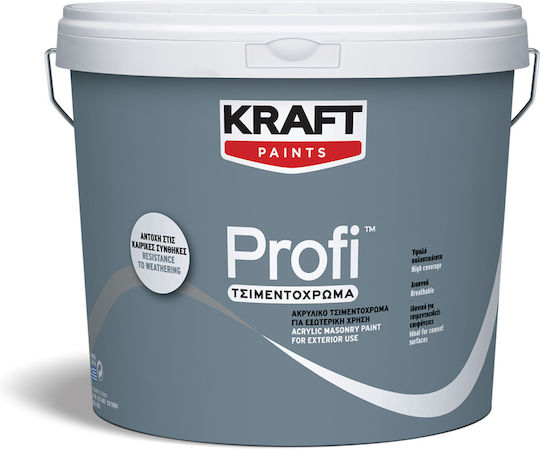 Kraft Profi Τσιμεντόχρωμα Λευκό 3lt