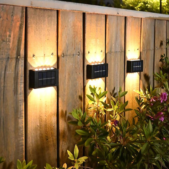Redled Επιτοίχιο Ηλιακό Φωτιστικό 5W 100lm με Θερμό Λευκό Φως 3000K 15.5x5.5εκ.