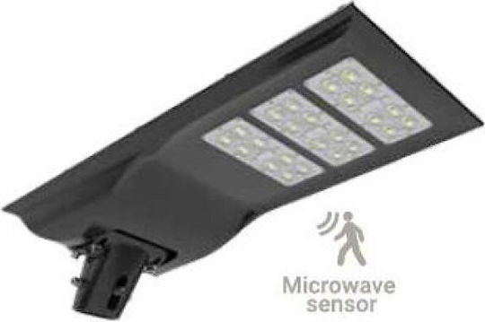 Fos me Ηλιακό Φωτιστικό Δρόμου 240W με Φυσικό Λευκό Φως 4000K