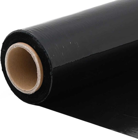 Vidaxl Stretch Film 6 Τεμάχια Μαύρο 17 Μm 50 Cm X 300 M Μαύρο