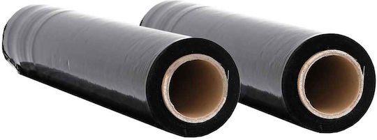 Vidaxl Stretch Film 6 Τεμάχια Μαύρο 17 Μm 50 Cm X 300 M Μαύρο