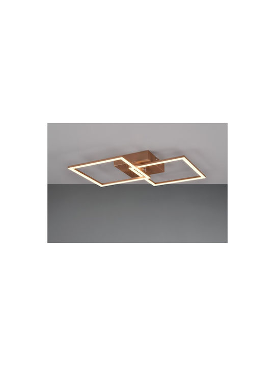 Trio Lighting Deckenleuchte für den Außenbereich in Braun Farbe R64492165