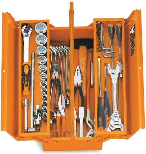 Beta C19 Handwerkzeugkasten Metallisch 3 Plätze B45xT20xH16cm