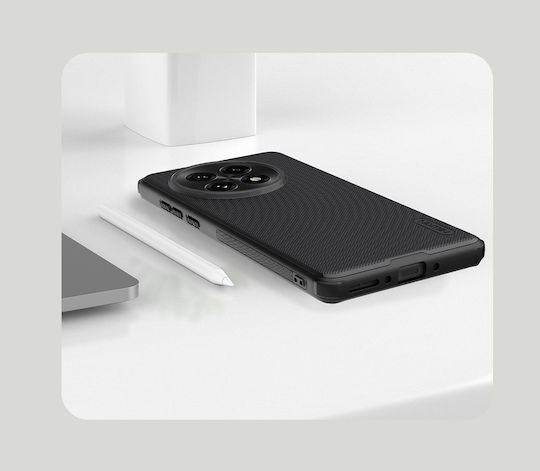 Nillkin Super Frosted Pro Magnetic Задна корица Пластмаса / Силикон Черен (OnePlus 13)