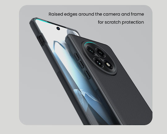 Nillkin Super Frosted Pro Magnetic Задна корица Пластмаса / Силикон Черен (OnePlus 13)