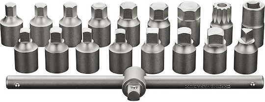 Neo Tools Καστάνια με Καρυδάκια 3\8" 18τμχ
