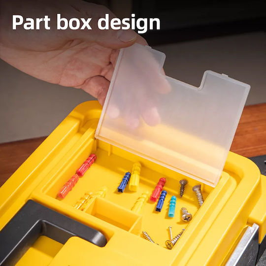 Deli Hand Tool Case Plastic Dimensions: W40xD21xH19cm