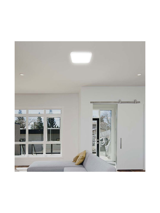 V-TAC Plafonieră de Exterior cu LED Integrat în Culoare Alb 76261