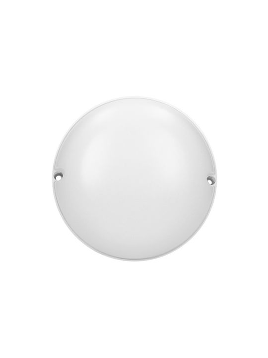 Orno Outdoor Ceiling Flush Mount with Integrated LED in White Color AD-OP-6159WLPM4