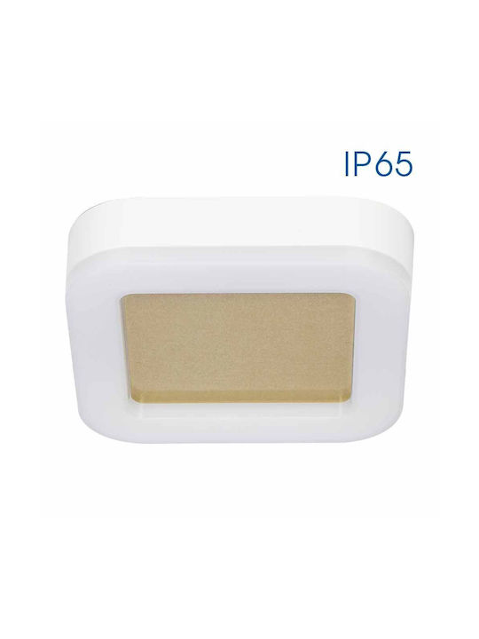 Vivalux Waterproof Outdoor Ceiling Light with Integrated LED in White Color VIV004749