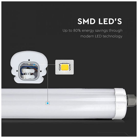 V-TAC Lichtleiste mit integriertem LED 36W 120cm