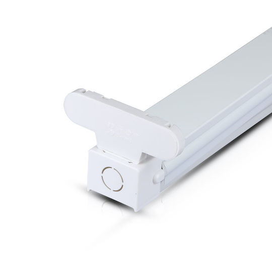 Optonica Lighting Batten with 2 Slots for LED Lamps T8 120cm