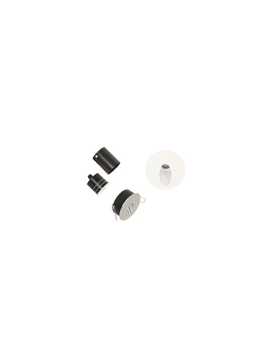 Gekas Rezistent la apă Spot de Exterior cu LED Integrat în Culoare Alb 43-700311