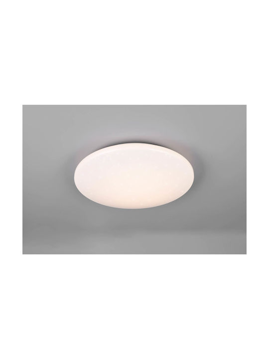 Trio Lighting Πλαφονιέρα Οροφής Εξωτερικού Χώρου με Ενσωματωμένο LED σε Λευκό Χρώμα R67839100