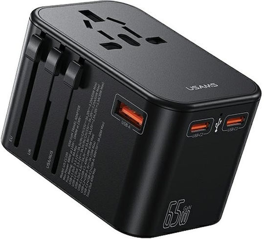 Usams T62 to Universal Plug Adapter