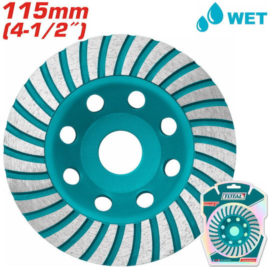 Total Sanding Disc for Construction Materials Grinding Disc Construction Materials 115mm